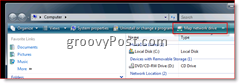 Windows Gezgini'nden Windows 7, Vista ve Server 2008'de bir ağ sürücüsünü eşleme
