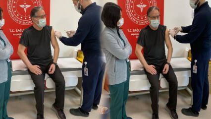 İlahiyatçı Prof. Dr. Mustafa Karataş koronavirüs aşısı oldu!