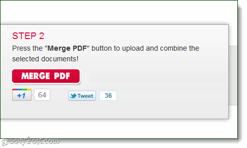 MergePDF Kullanarak Birden Çok PDF'yi bir araya getirin