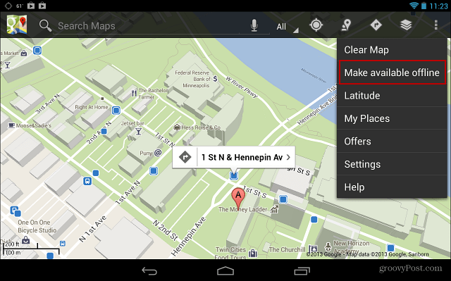 Android'de Google Haritalar'ı Çevrimdışı Kullanabilme