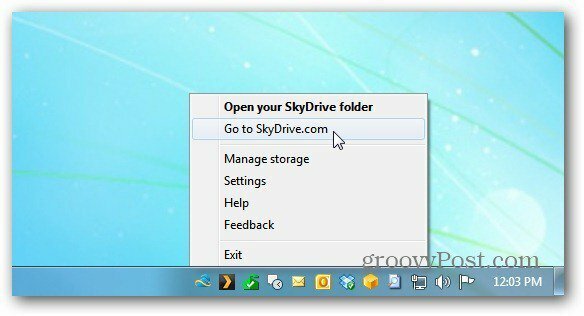 SkyDrive'a Git