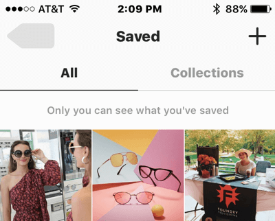 Bir Instagram gönderisini bir koleksiyona eklemeden kaydederseniz, gönderiyi kayıtlı gönderilerinizin Tümü sekmesinde bulabilirsiniz.