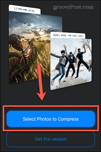 fotoğrafları sıkıştır uygulaması fotoğrafları seç