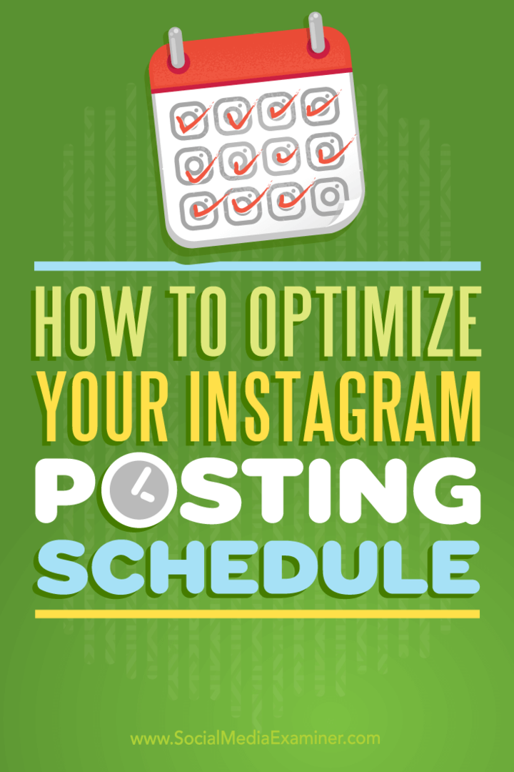 Optimize edilmiş bir gönderi programı ile Instagram etkileşimini nasıl en üst düzeye çıkaracağınıza dair ipuçları.