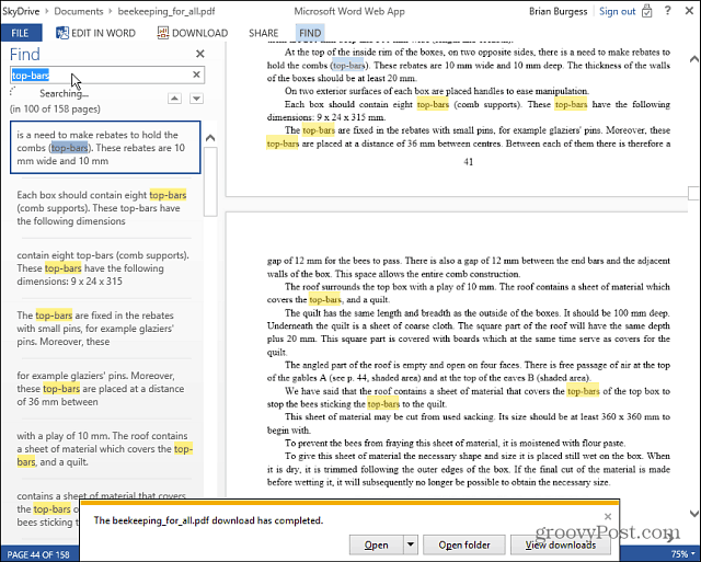 Microsoft Office Web Apps ile Çevrimiçi PDF'leri Okuma ve Düzenleme