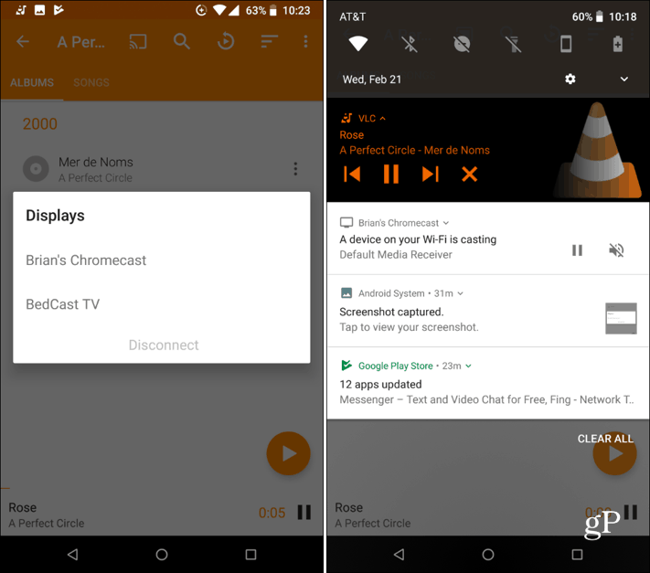 Android VLC Chromecast Desteği