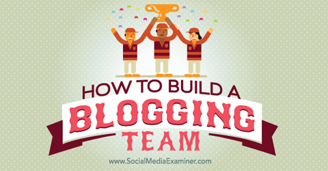 bir blog ekibi kurmak