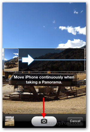 İPhone iOS Panoramik Fotoğraf Çekimi - Pan Kamera
