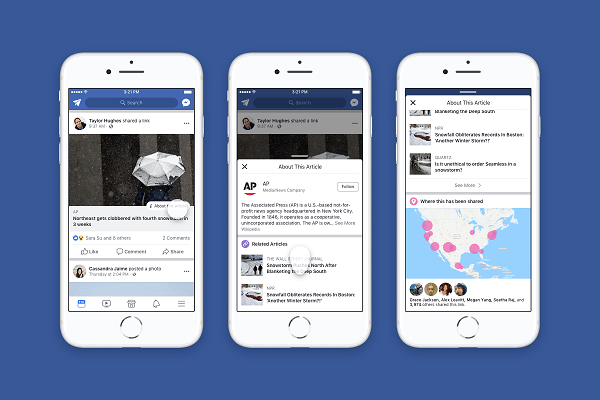 Facebook, Haber Kaynağında paylaşılan makaleler ve yayıncılar hakkında daha fazla bağlam paylaşıyor.