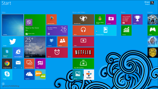 Windows 8.1 İpucu: Masaüstü ve Başlangıç ​​Ekranı Arka Planını Aynı Yap