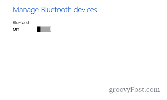 Bluetooth Kapalı