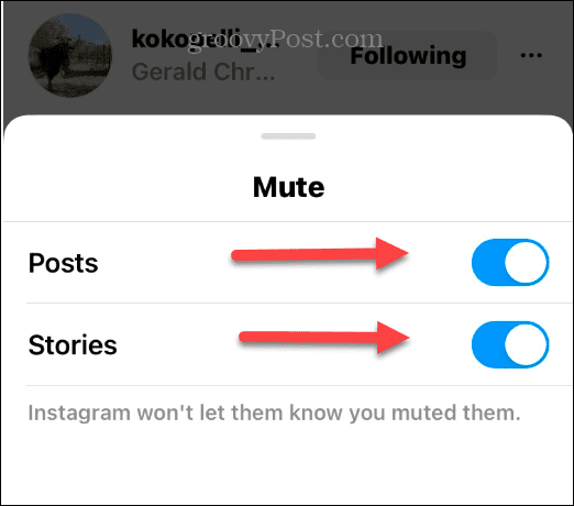 Instagram'da Birini Sessize Alma