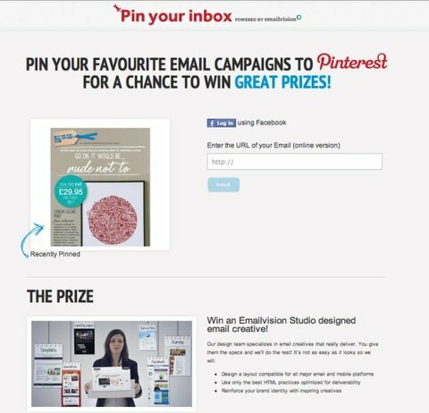 emailvisions pinterest yarışması