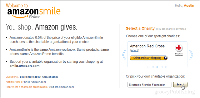 Amazon Smile ile Favori Yardımınıza bağış yapın