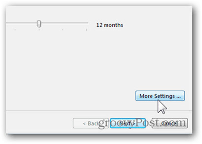 Posta Kutusu Ekle Outlook 2013 - Diğer Ayarlar'ı tıklatın