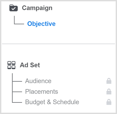Bir Facebook reklam kampanyası hedefi oluşturun ve ardından bir hedef kitleyi hedefleyin.