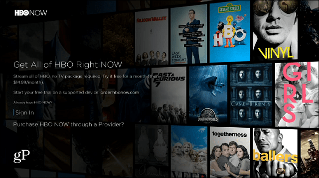 HBO Now Xbox Uygulaması