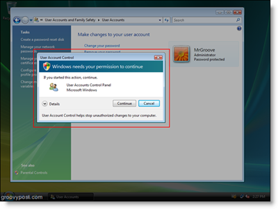 Windows Vista UAC Erişim İstemi