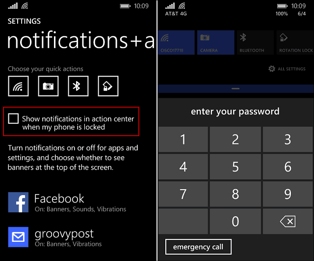 Windows Phone 8.1: İnsanların Kilit Ekranında Bildirim Görmesini Engelleme
