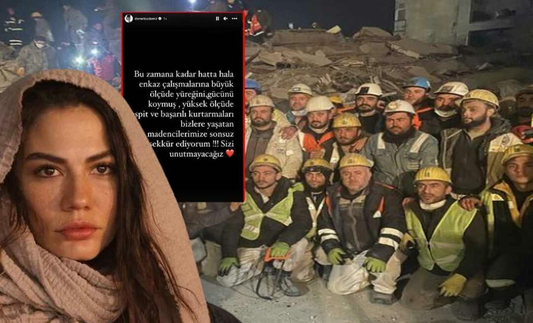 Demet Özdemir'den deprem için çalışan maden işçilerine teşekkür etti! "Sizi unutmayacağız"