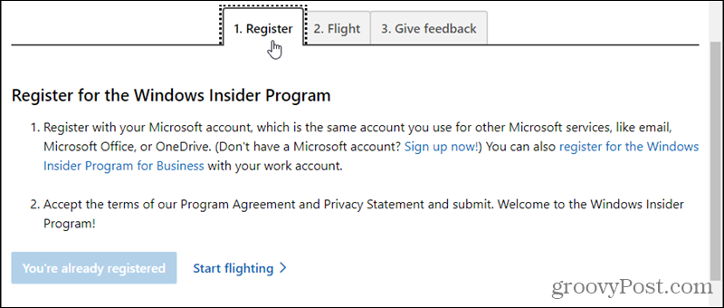 Windows Insider Programına Kaydolun