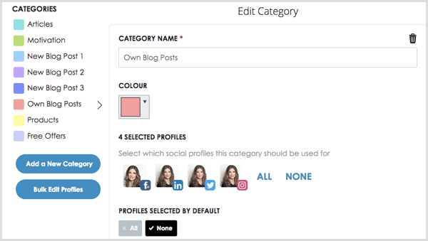 SmarterQueue uygulama kategorileri renkleri