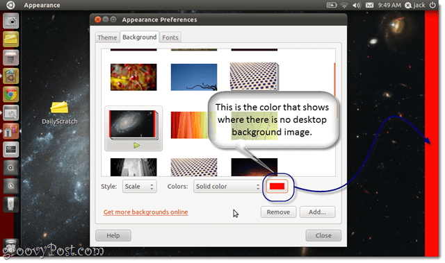 Ubuntu Duvar Kağıdı Arka Plan Nasıl Değiştirilir
