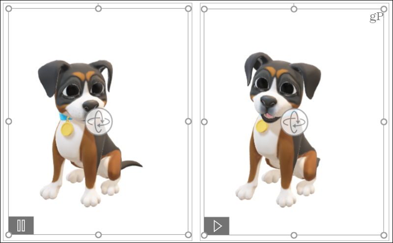 Microsoft Office'te animasyonlu 3B modeller