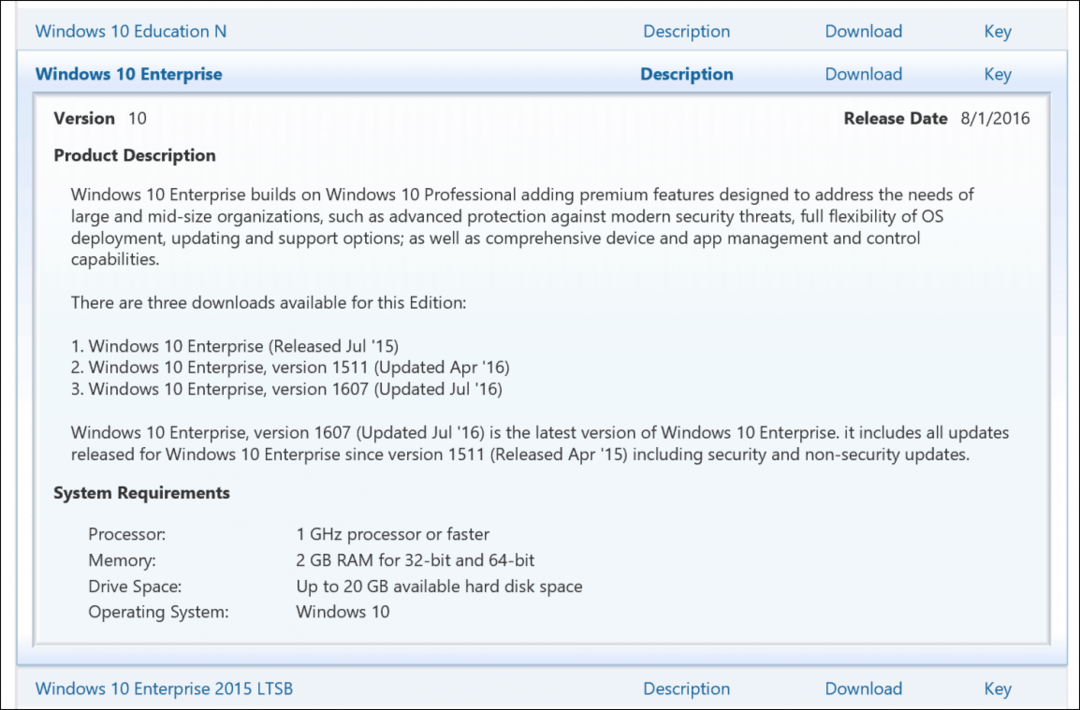 Windows 10 Toplu Lisans Ürün Anahtarı VLSC Enterprise Education Pro