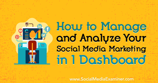 Mitt Ray on Social Media Examiner tarafından 1 Dashboard'da Sosyal Medya Pazarlamanızı Yönetme ve Analiz Etme.