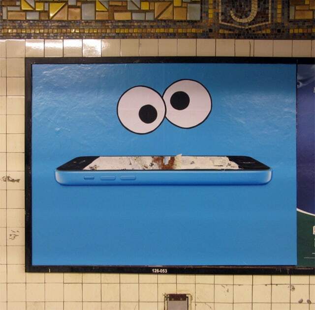 Cookie Monster'ın göz telefonu