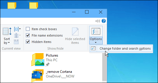 Windows 10 Dosya Gezgini Görünümü