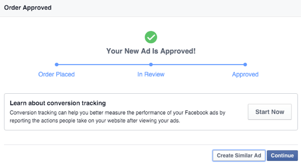 facebook canvas reklamı mobil onay bildirimi