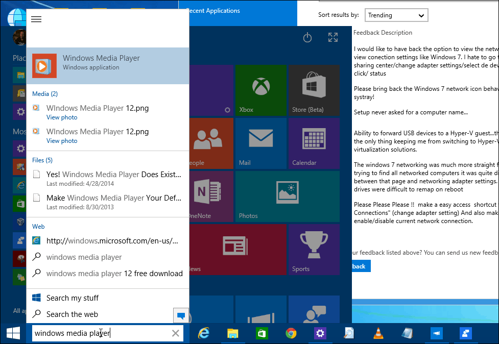 Windows 10 Build 9926 Görsel Turu