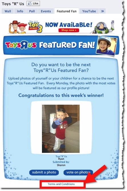 Toys R Us Öne Çıkan Fotoğraf Facebook Yarışması