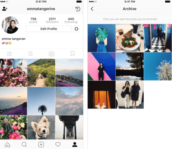 Instagram, yeni Arşiv özelliğini tüm kullanıcıların kullanımına sundu. 