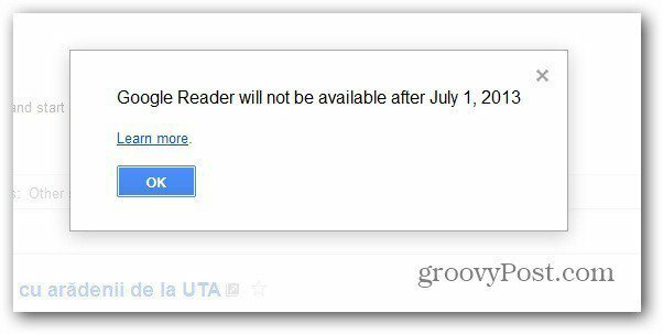 Google Reader Temmuz'da Kapatılıyor: Feed Verilerinizi Dışa Aktarın