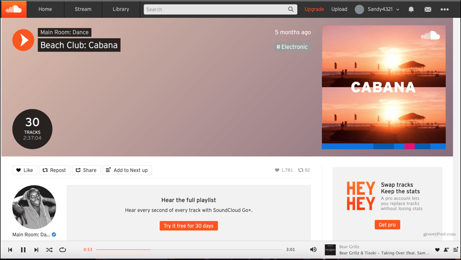 SoundCloud Çevrimiçi Dinleme