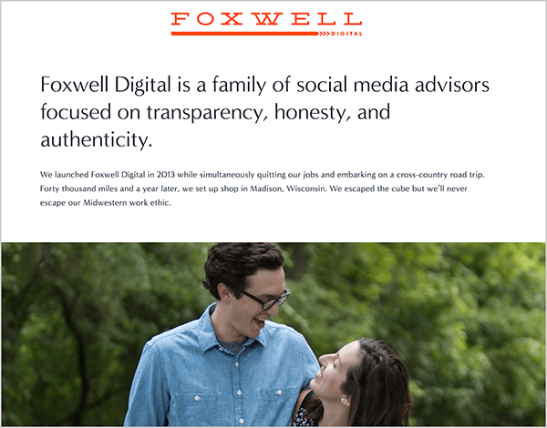 Andrew Foxwell, karısıyla Foxwell Digital
