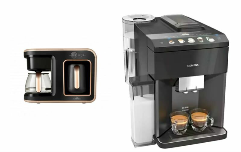 Birden fazla fonksiyona sahip kahve makinesi modelleri