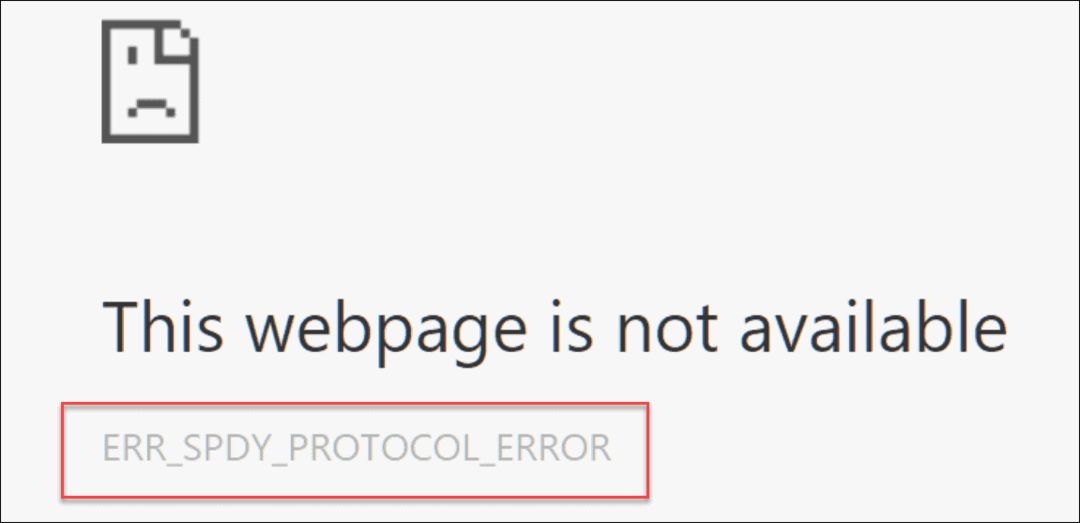 ERR_SPDY_PROTOCOL_ERROR'u Chrome'da düzeltin