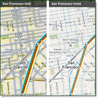 google transit haritaları karşılaştırması