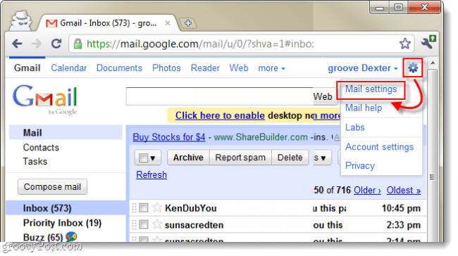 Gmail’in Çevrimdışı Modunu Kullanarak Gmail'i Bilgisayarınıza Yedekleme