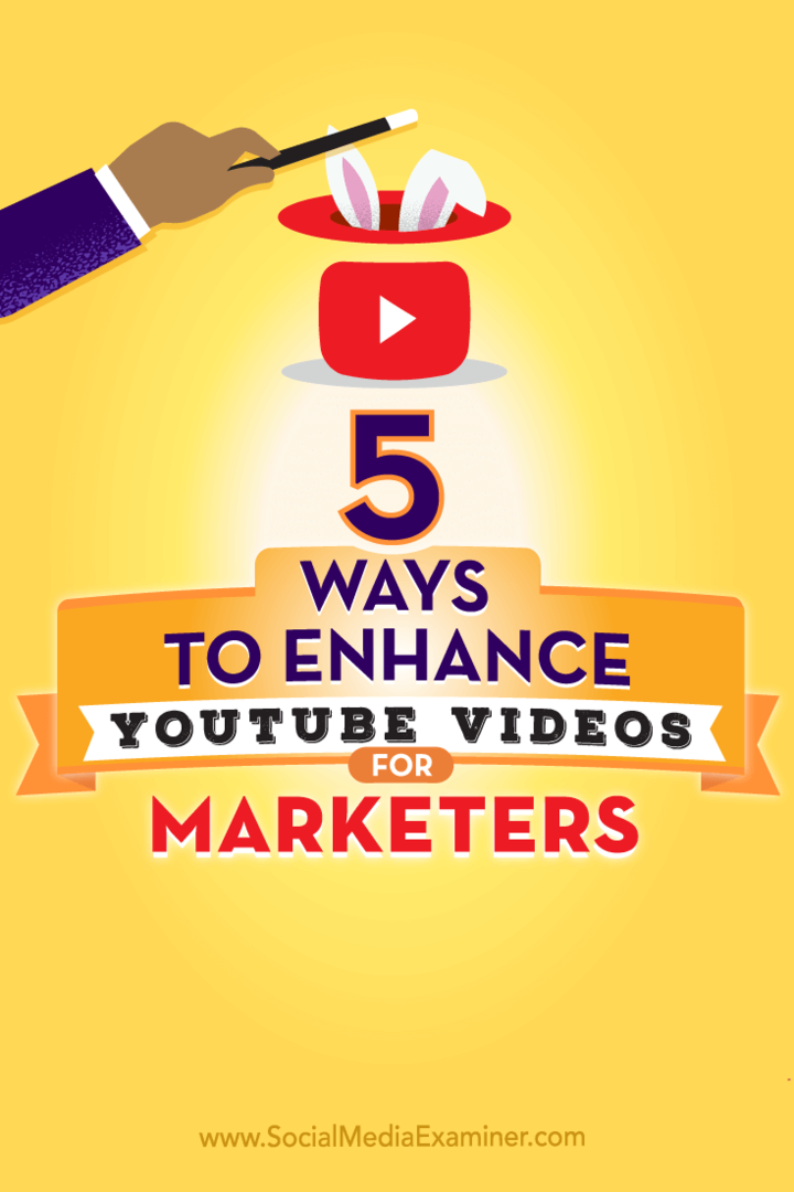 YouTube videolarınızın performansını artırmanın beş yolu hakkında ipuçları.