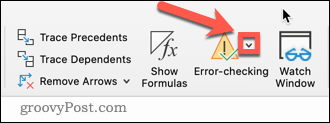 Excel'de hata denetimi