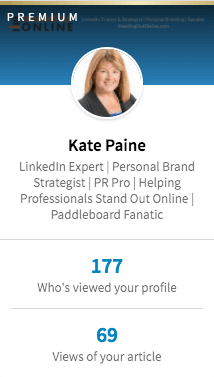 LinkedIn'in en yeni sürümünde oturum açtığınızda LinkedIn profilinizin anlık görüntüsünü görüntüleyin.