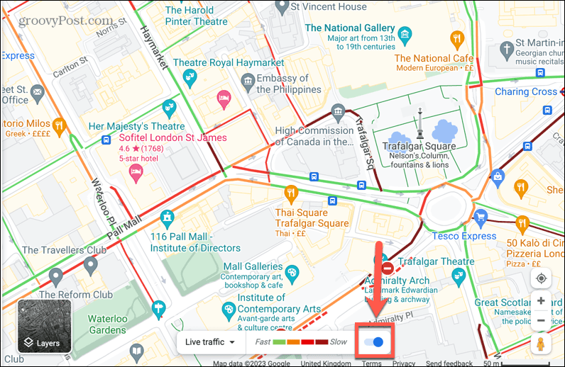 google maps canlı trafik geçiş