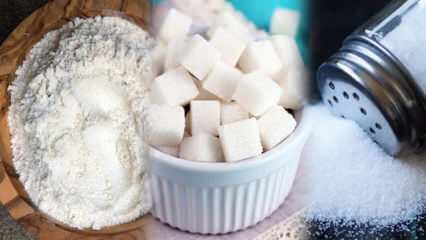 3 beyazdan uzak durarak zayıflama yöntemi! Şeker ve tuz nasıl bırakılır?