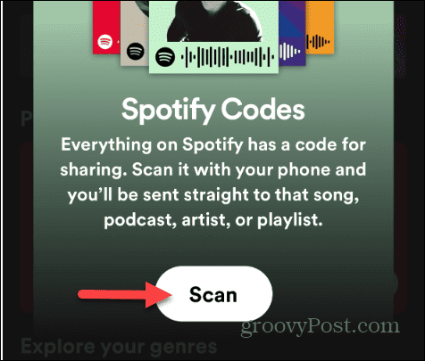 Spotify Kodları Oluşturun ve Tarayın