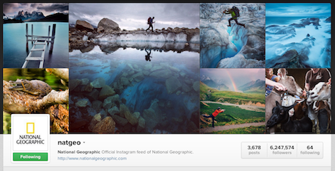 National Geographic instagram profili